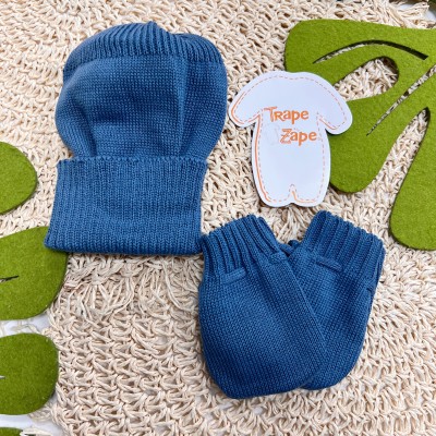 Saída de Maternidade Taylor - Marinho e Azul Jeans