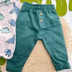 Inverno 2025 - Conj. Blusão Babys Dinos e Calça Saruel - Verde
