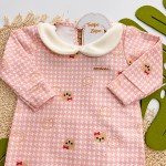 Inverno 2025 - Macacão Ursinhas com Lacinhos - Rosa