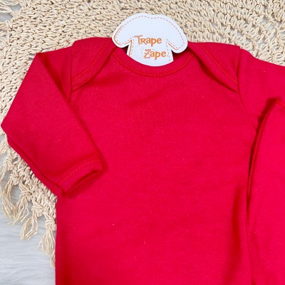  Conjunto  Basic Longo Vermelho