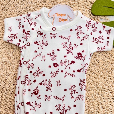  Body kimono M/c off passarinha florida bordo