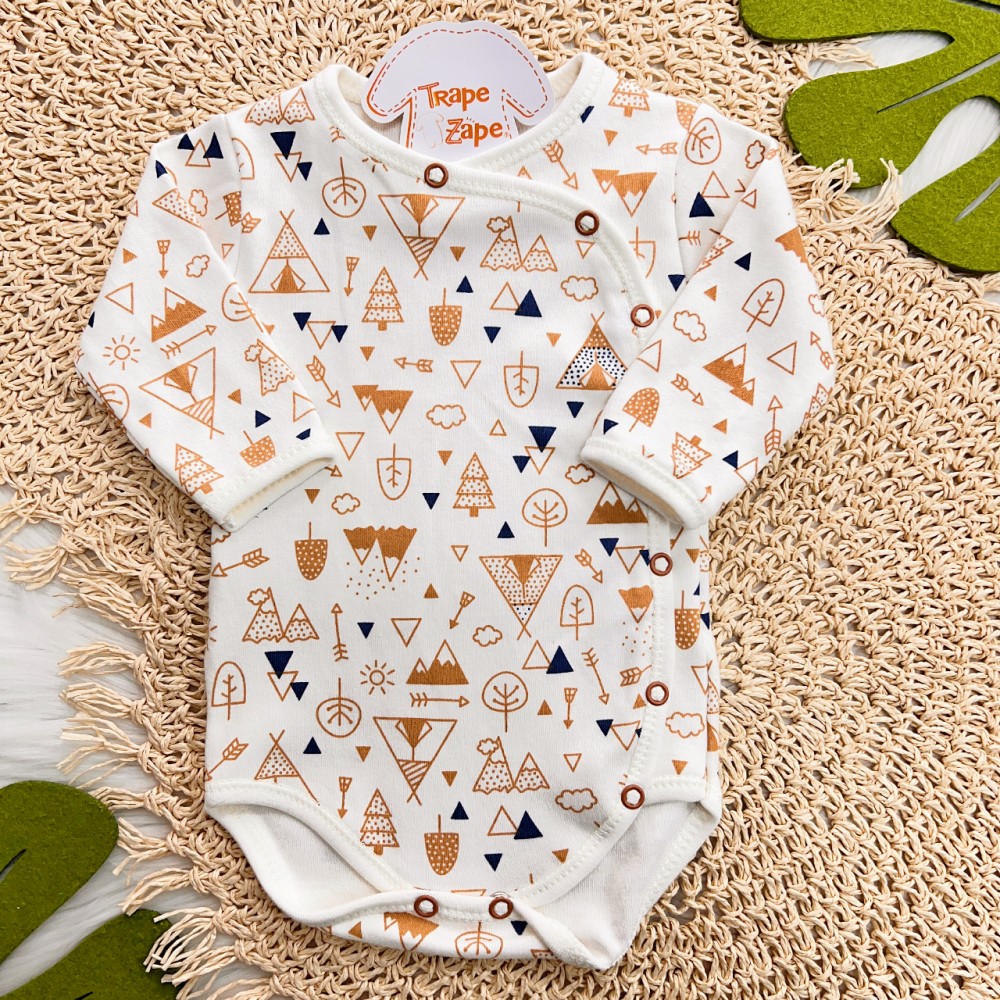  Body Kimono M/l Cabana ferrugem e marinho