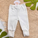 Kit 3 Calças - Corações, Off White e Mini Corações   