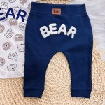Conj. Body off ursinhos Bear e calça marinho 