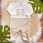  Macacão Trape Zape - Natureza - Areia e Azul Jeans