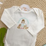 Inverno 2025 - Conjunto Meus Amiguinhos Fofinhos Body em Malha e Calça Térmica  - Menta 