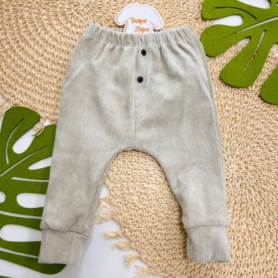 Inverno 2025 - Conj. Body Urso e Calça em Plush Canelado - Preto