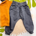 Inverno 2025 - Conjunto Dinos Jaqueta com Capuz e Calça - Laranja 