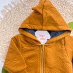 Inverno 2025 - Conjunto Dinos Jaqueta com Capuz e Calça - Laranja 