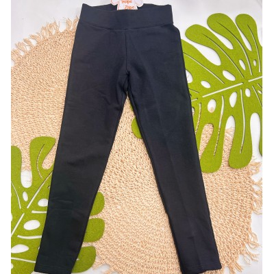 Inverno 2025 - Conj. Blusa Bear Coração e Calça Legging - Off White e Preto