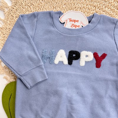 Inverno 2025 - Conjunto Happy Casaco e Calça - Azul Marinho 