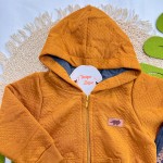 Inverno 2025 - Conjunto Dinosaurs Jaqueta com Capuz e Calça - Laranja 