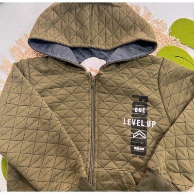 Inverno 2025 - Conj. Jaqueta Level Up e Calça em Moletom - Verde Musgo