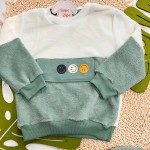 Inverno 2025 - Conj. Casaco Smile e Calça em Plush - Verde