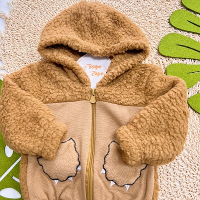 Inverno 2025 - Conj. Jaqueta em Soft Garras e Calça - Marrom