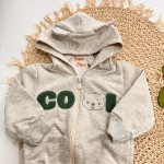 Inverno 2025 - Conj. Jaqueta Cool Bear e Calça Saruel - Mescla e Verde