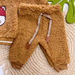 Inverno 2025 - Conj. de pelinho caramelo ursinho de gorro 