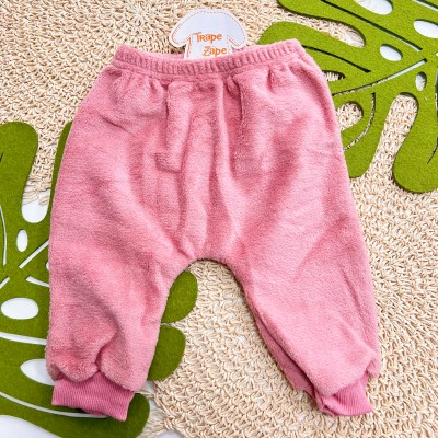 Inverno 2025 - Conj. Casaco Puppy Dalmata e Calça em Plush - Rose e Off White