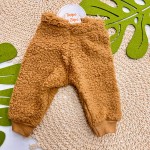 Inverno 2025 - Conj. de pelinho caramelo ursinho de gorro 