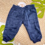 Inverno 2025 - Conj.Casaco Go to Space e Calça em Plush - Marinho e Off White