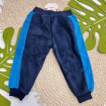 Inverno 2025 - Conj. Casaco Smile e Calça em Plush - Azul