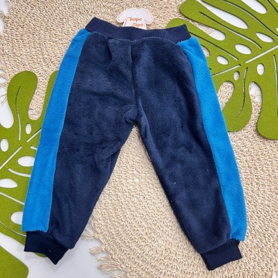 Inverno 2025 - Conj. Casaco Smile e Calça em Plush - Azul