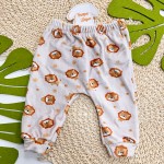 Inverno 2025 - Conj. Leãozinho Body e Calça Plush Marinho