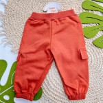 Inverno 2025 - Conj. Casaco Coala Cute e Calça Moletom - Off White e Ferrugem