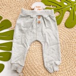 Inverno 2025 - Conj. marinheiro body marinho gola polo e calça saruel mescla