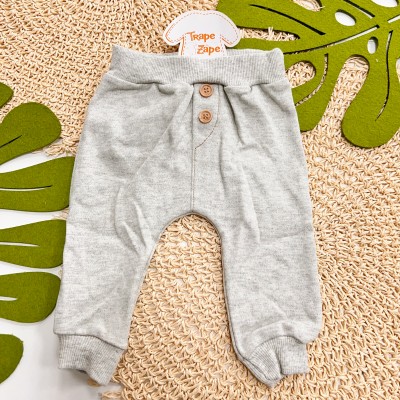 Inverno 2025 - Conj. marinheiro body marinho gola polo e calça saruel mescla