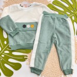 Inverno 2025 - Conj. Casaco Smile e Calça em Plush - Verde