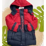 Inverno 2025 - Jaqueta Puffer Explorer Capuz Removível - Vermelha
