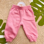 Inverno 2025 - Conj. Jaqueta com Capuz em Pelinho e Calça em Moletom - Rosa