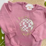 Inverno 2025 - Conj. Blusão Burn Up The Floor e Legging - Rose e Mescla