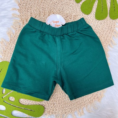  Verão 24/25 - Conj. Blusa Estampada com Bolso Frontal e Short - Mescla e Verde Militar