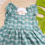 Verão 24/25 - Vestido Regata Florzinhas - Verde