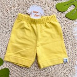 Verão 24/25 - Conj. Camisa Manga Curta Leãozinhos e Short - Amarelo e Bege