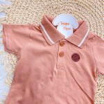  Verão 24/25 - Conj. Camiseta Gola Polo e Bermuda - Marrom e Areia