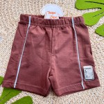 Verão 24/25 - Conj. Regata Skate Board e Short em Moletinho- Verde e Marrom