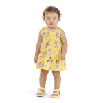  Verão 24/25 - Vestido Regatinha Bichinhos - Amarelo 