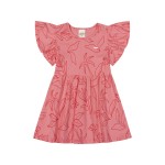  Verão 24/25 - Vestido Coqueiros com Pássaros - Rosa