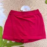 Natal 2024 Conjunto Vermelho bolinha Short-saia