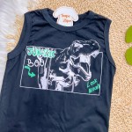 Verão 24/25 - Conjunto Jurrasic Boo - preto e verde