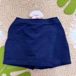 Verão 24/25  Conjunto Marinho bolinha Short-saia