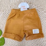 Verão 24/25 - Blusa Gola Polo Leãozinhos e Short - Branco e Caramelo