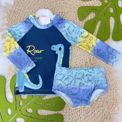  Verão 24/25 - Praia Blusa Roar Tchimbum com Proteção UV50+ e Sunga - Marinho