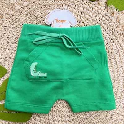  Verão 24/25 - Conj. Camiseta Roar Savana e Short em Moletinho - Azul Royal e Verde