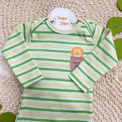  Verão 24/25 - Kit 2 Bodys - Little Friends n' Leão Forest Baby - Verde