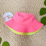 Verão 24/25 - Praia Blusa Água Marinha com Proteção UV50+, Calcinha e Chapéu - Rosa