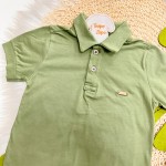 Verão 24/25 -  Conj. Camisa Polo e Calça Jogger - Verde Musgo e Ferrugem